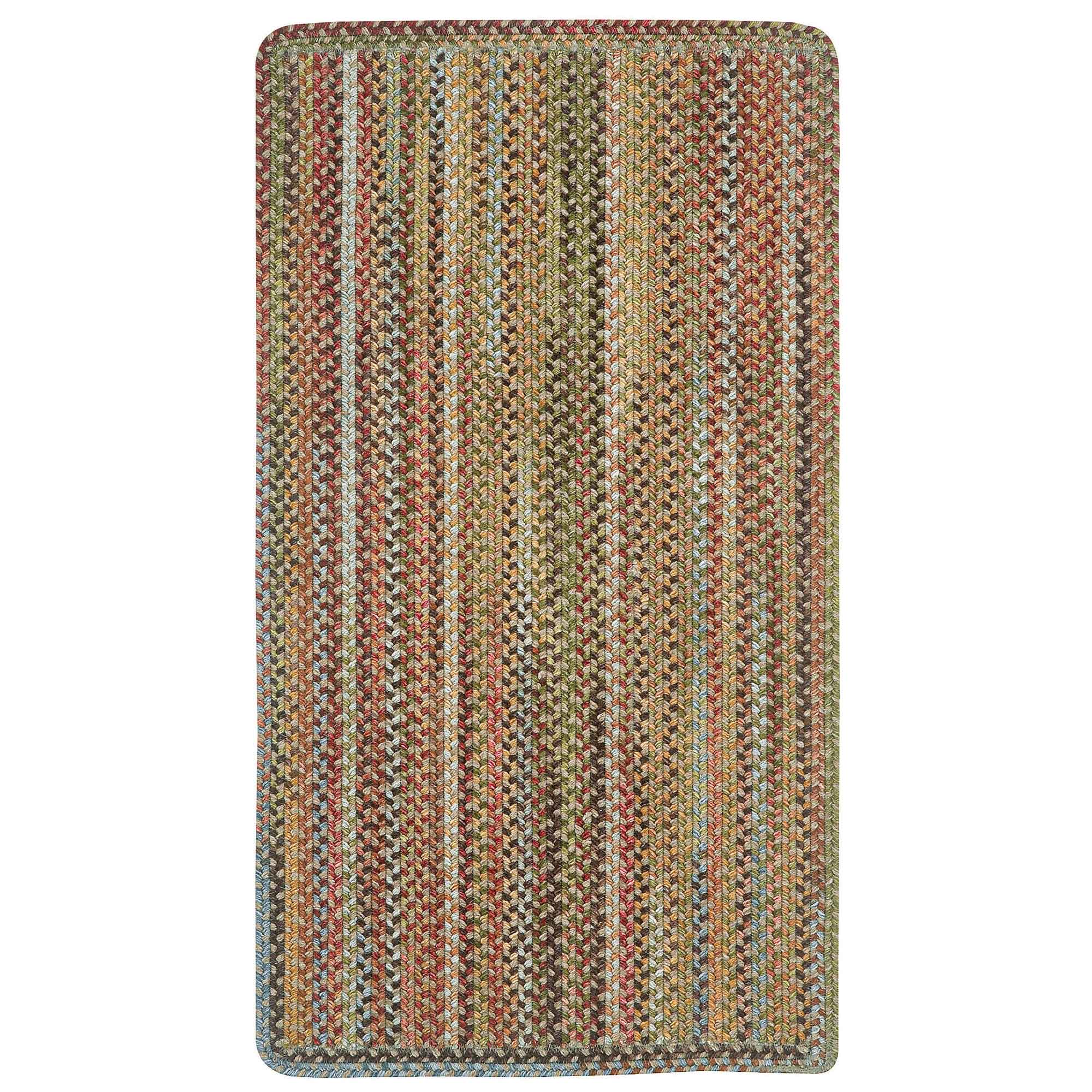 American Legacy Tuscan Braided Rug Vertical Stripe Rectangle image