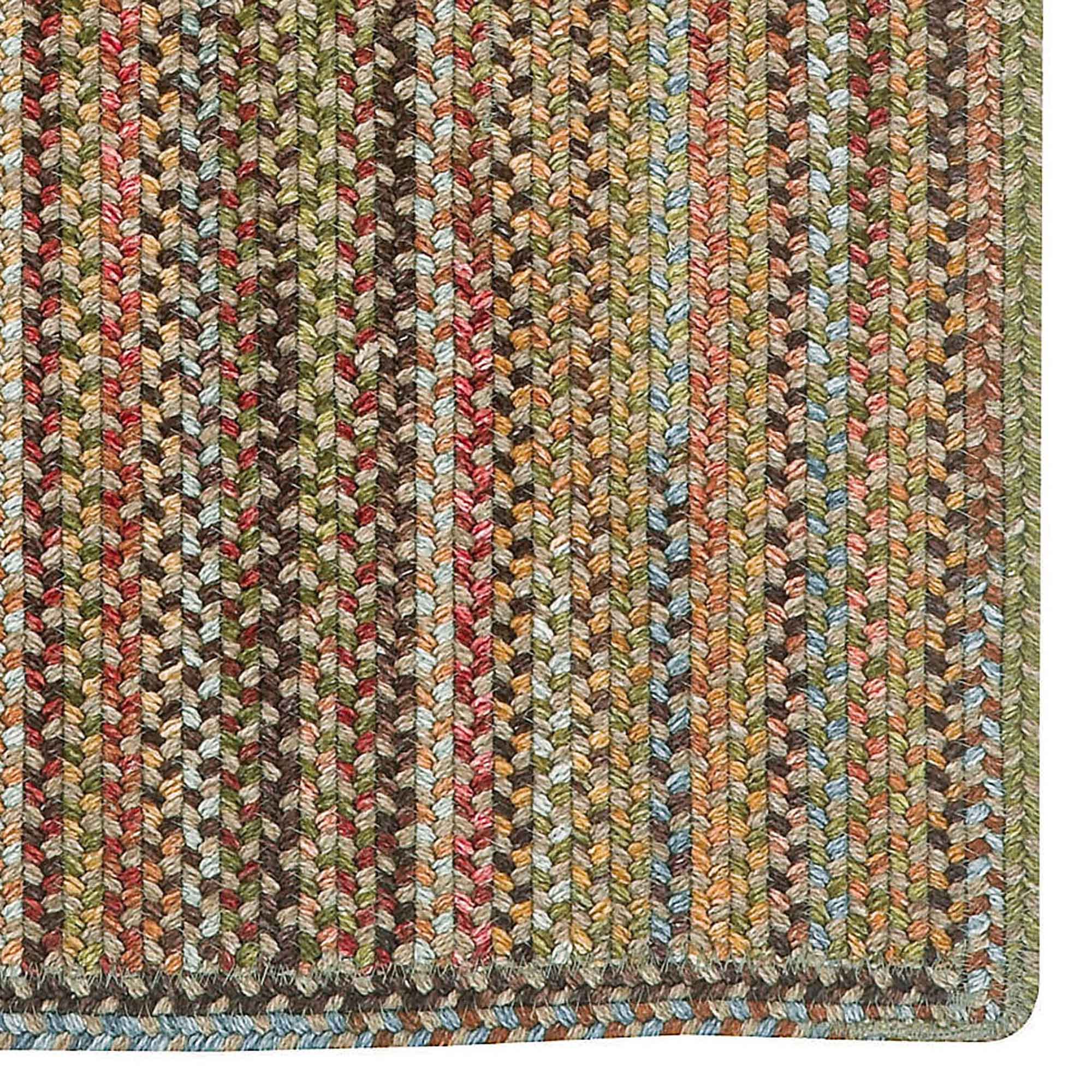 American Legacy Tuscan Braided Rug Vertical Stripe Rectangle image