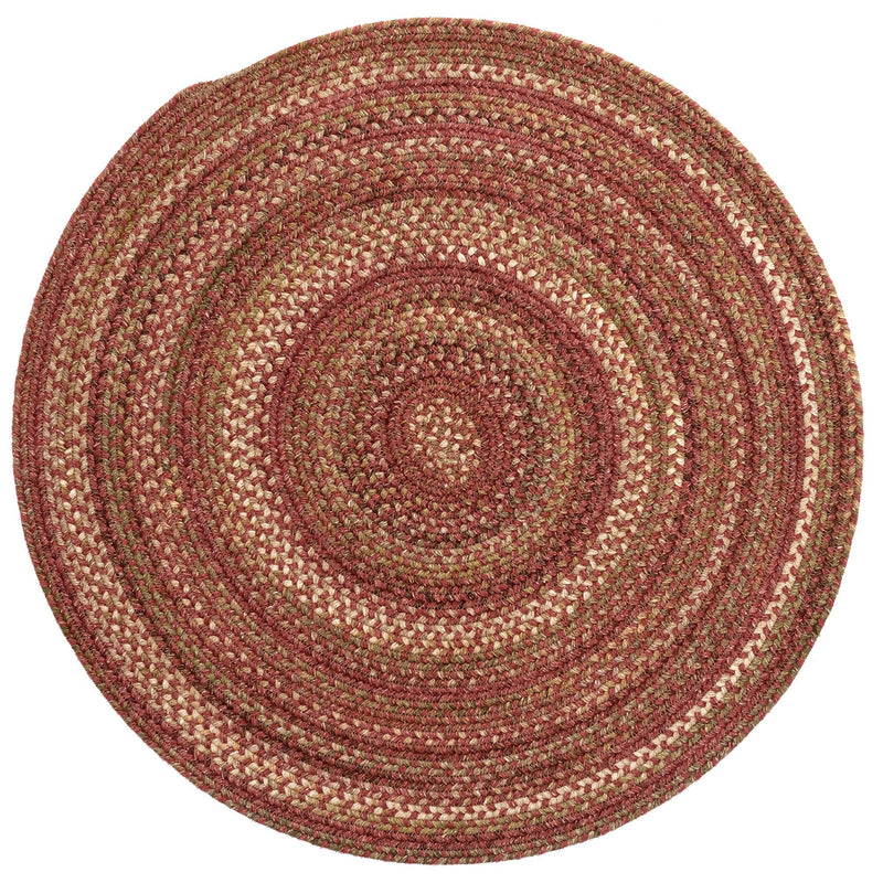 American Classic Spice Braided Rug Round image