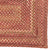 American Classic Spice Braided Rug Concentric Rectangle image