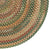 American Classic Tan Multi Braided Rug Round image