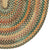 American Classic Tan Multi Braided Rug Oval image