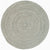 Stockton Light Green Braided Rug Round image