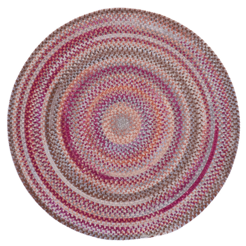 Synergy Rosewood Braided Rug Round image