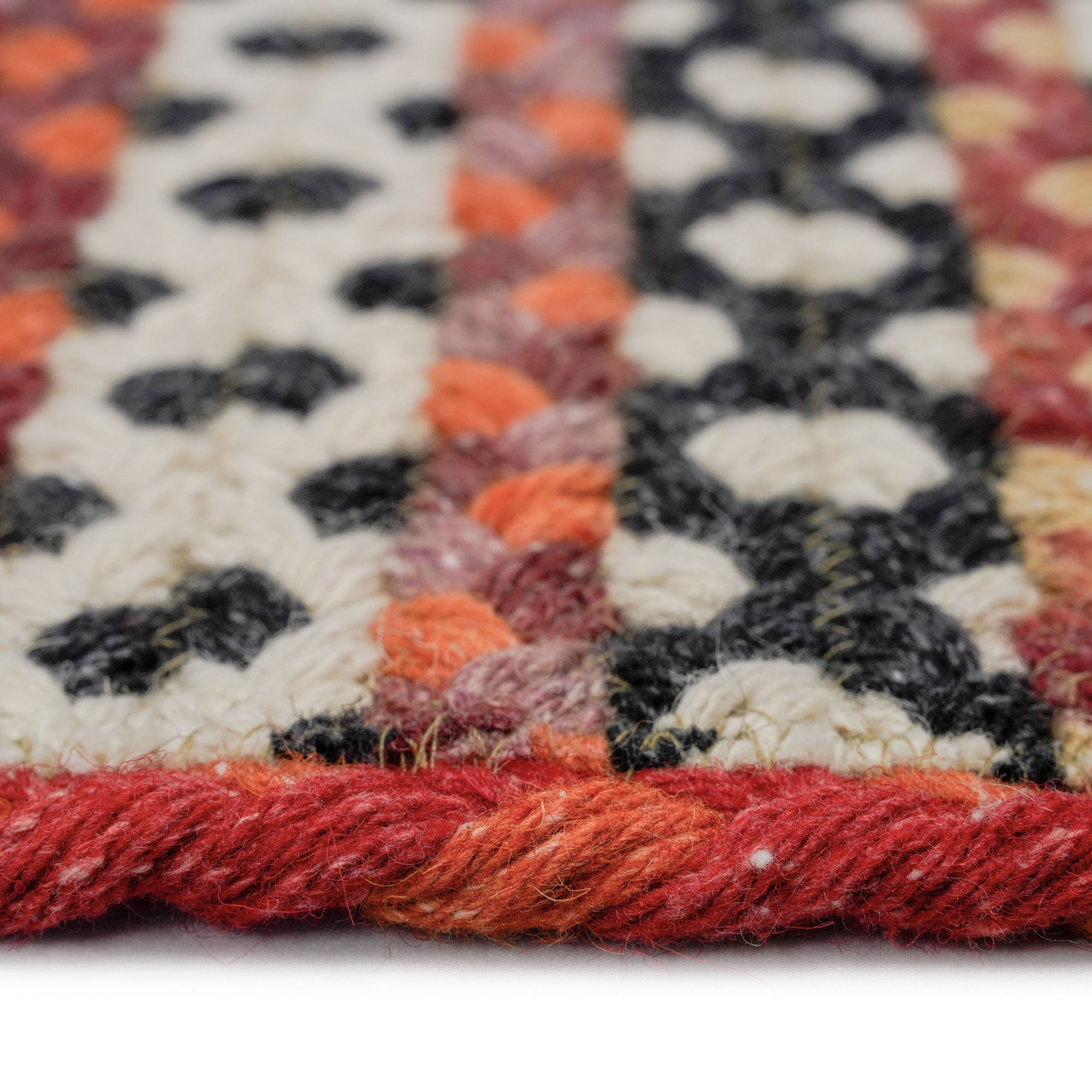Wanderer Spice Braided Rug Cross Sewn Rectangle image