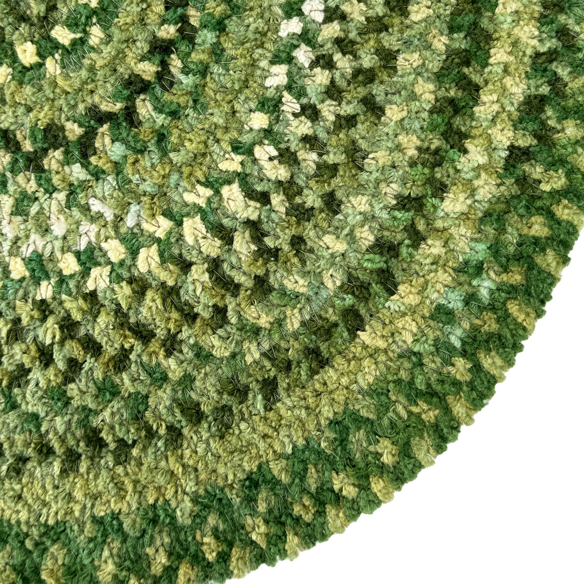 Cottonstone Balsam Green Braided Rug Oval image