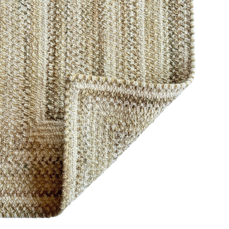 Cottonstone Feather Tan Braided Rug Concentric Rectangle image
