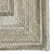 Cottonstone Feather Tan Braided Rug Concentric Rectangle image
