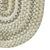 Cottonstone Feather Tan Braided Rug Oval image