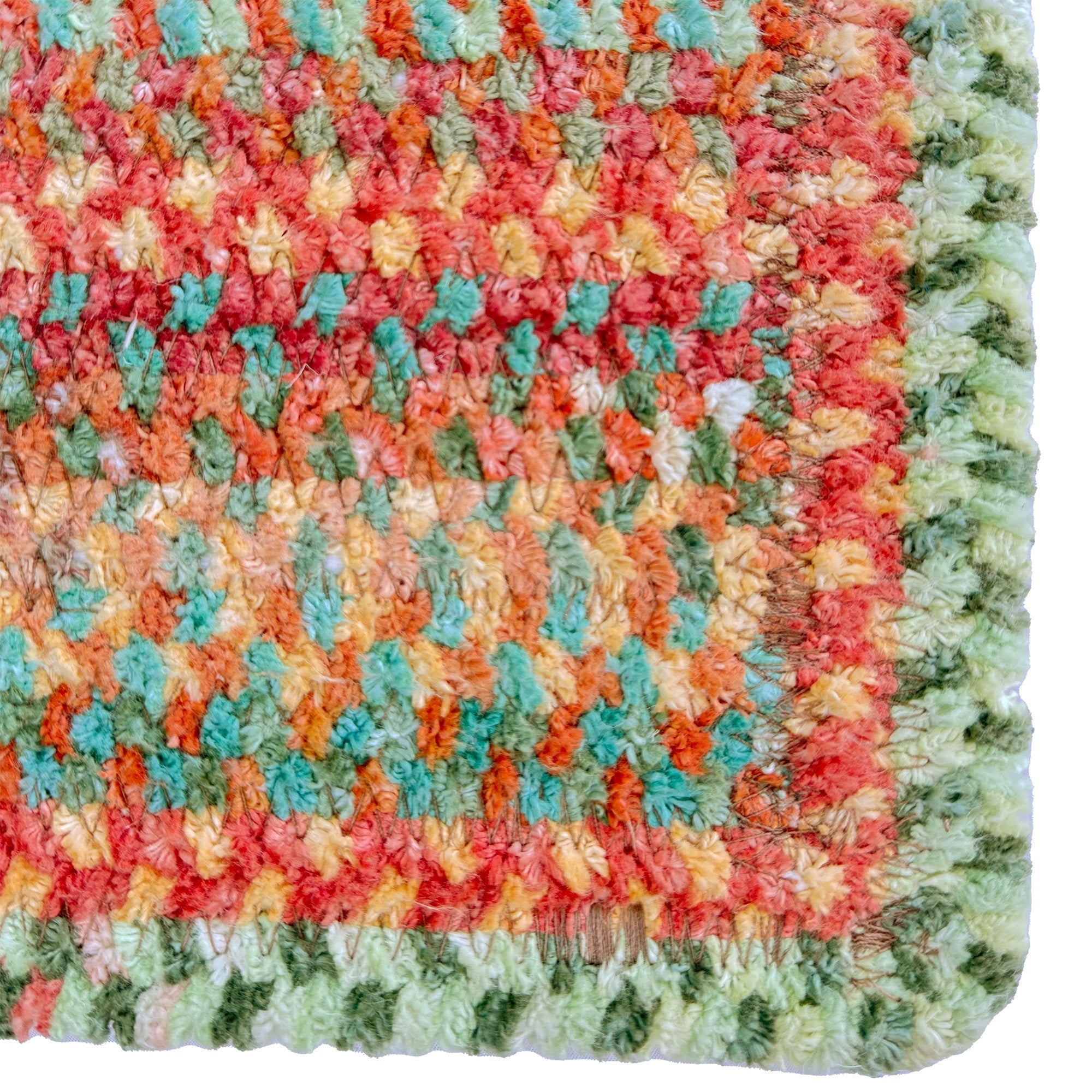 Cottonstone Cactus Garden Braided Rug Vertical Stripe Rectangle image