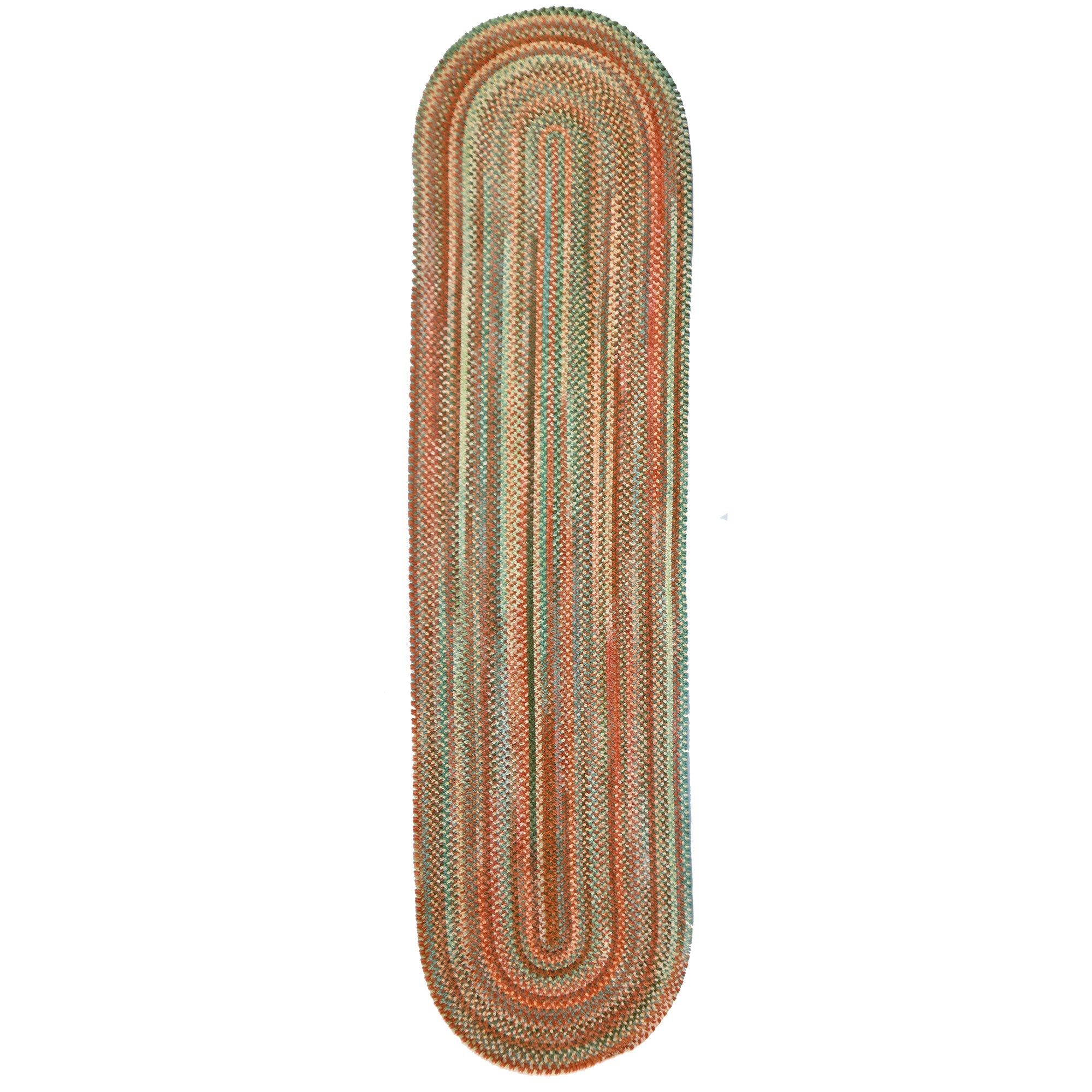Cottonstone Cactus Garden Braided Rug Oval image