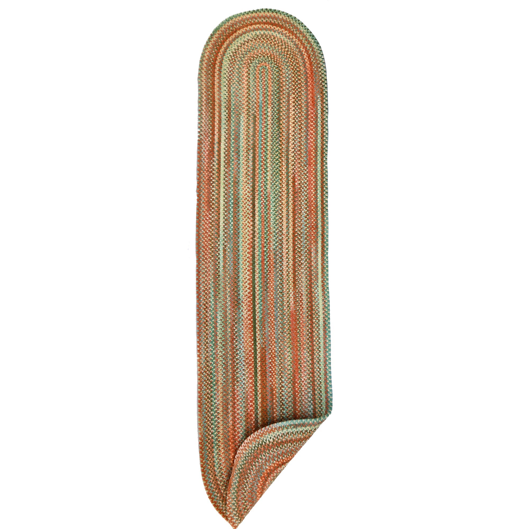 Cottonstone Cactus Garden Braided Rug Oval image