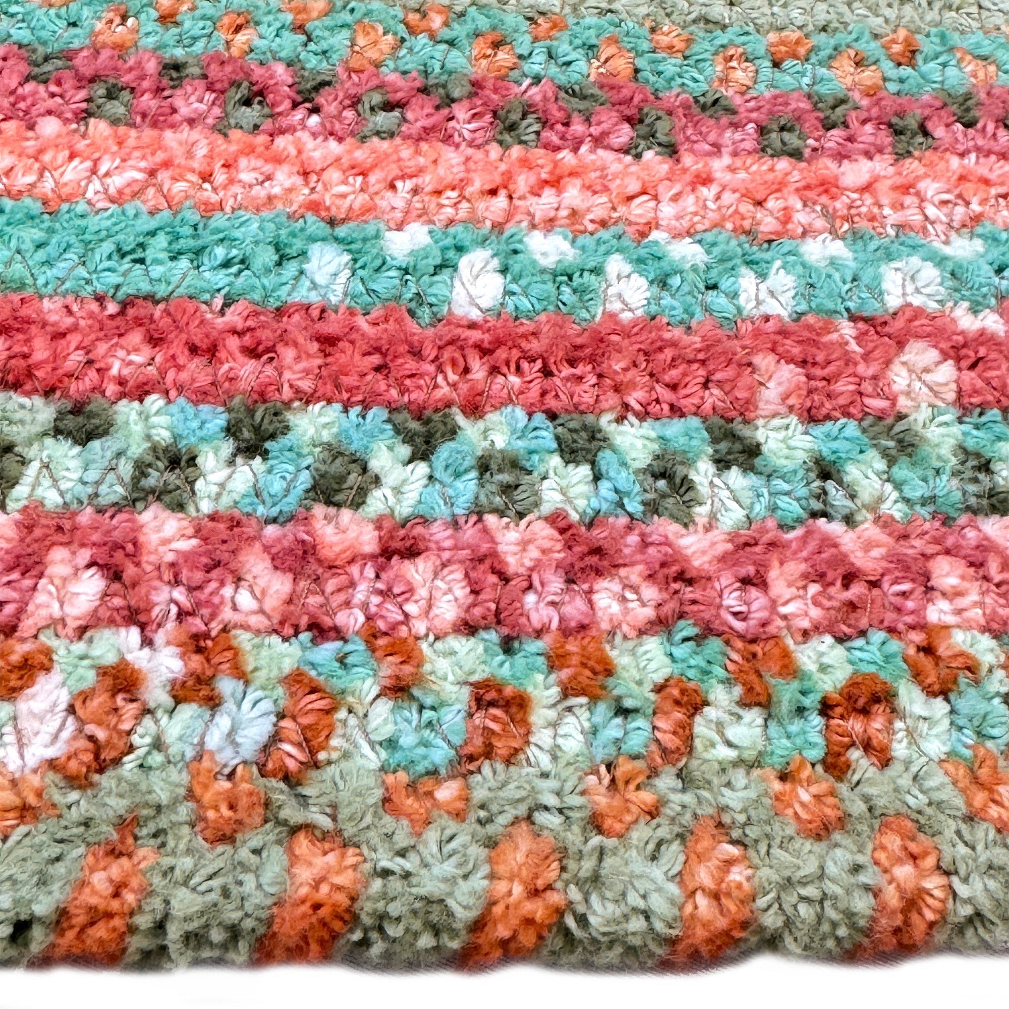 Cottonstone Cactus Garden Braided Rug Cross Sewn Rectangle image