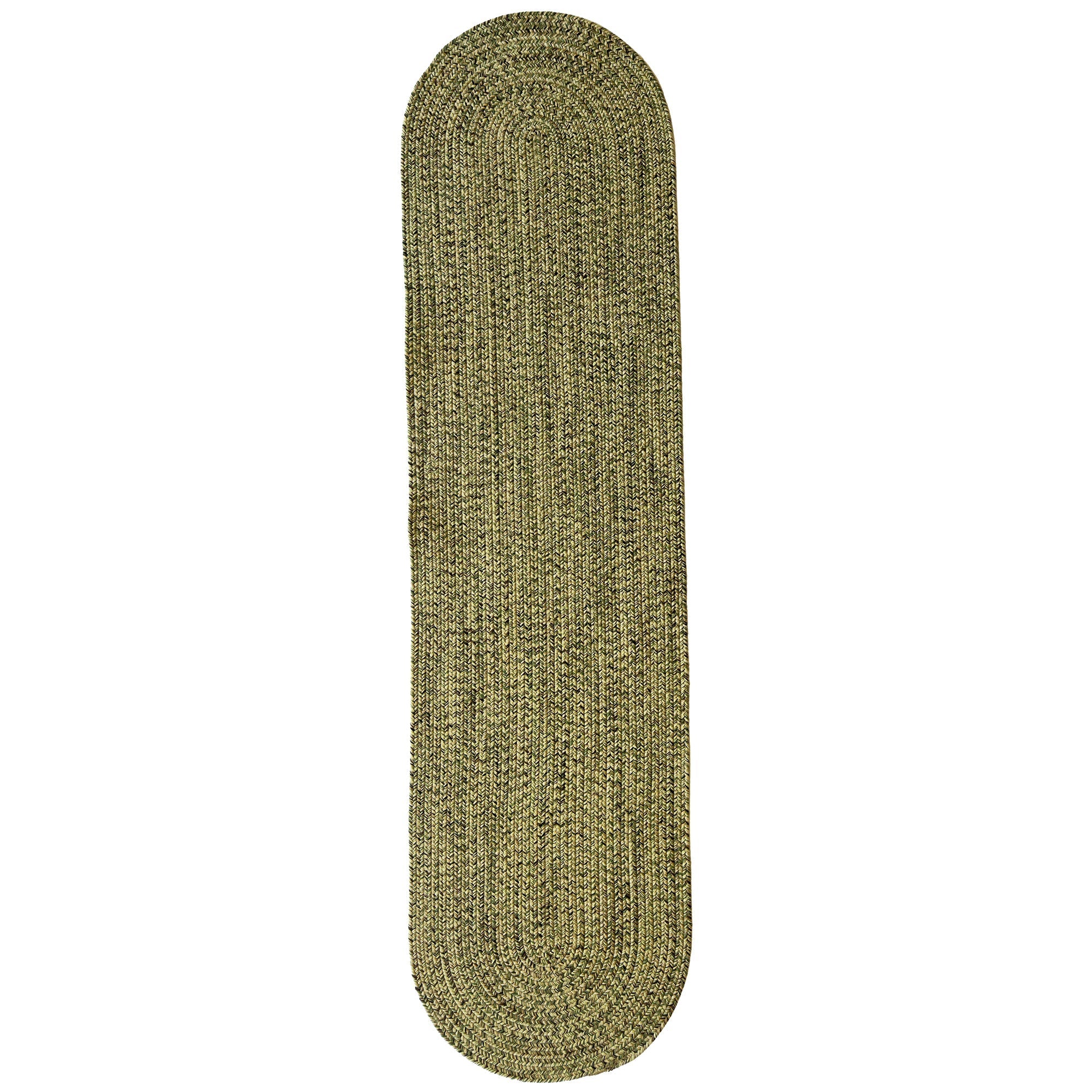 Dockside Palm Leaf Braided Rug Oval image