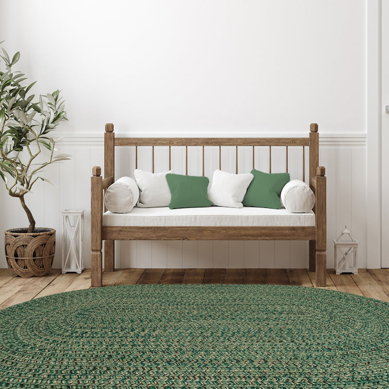 Seaport Spruce Braided Rug Oval image