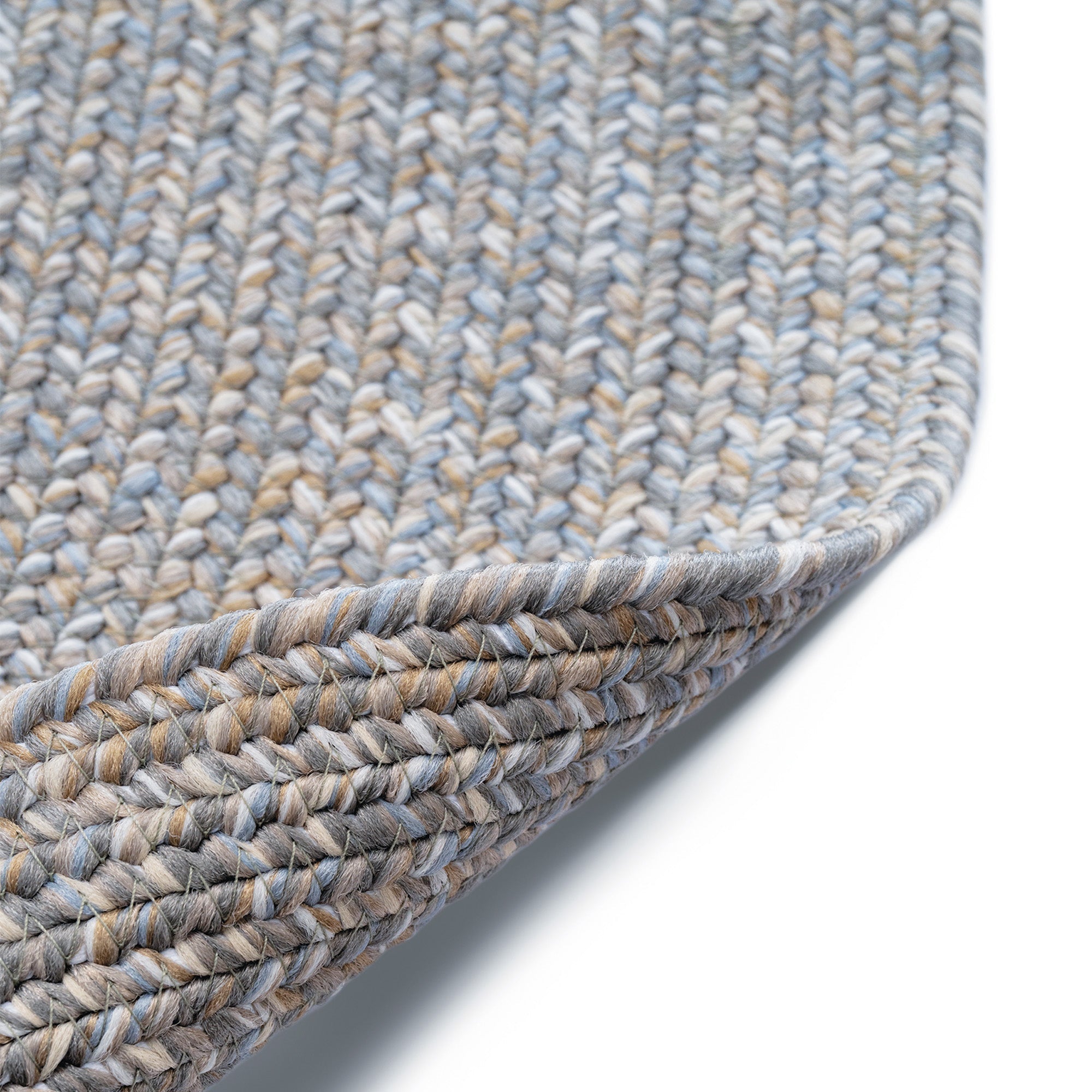 Seaport Granite Braided Rug Oval image
