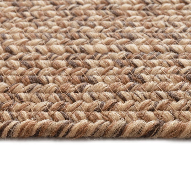 Seaport Chestnut Braided Rug Oval image
