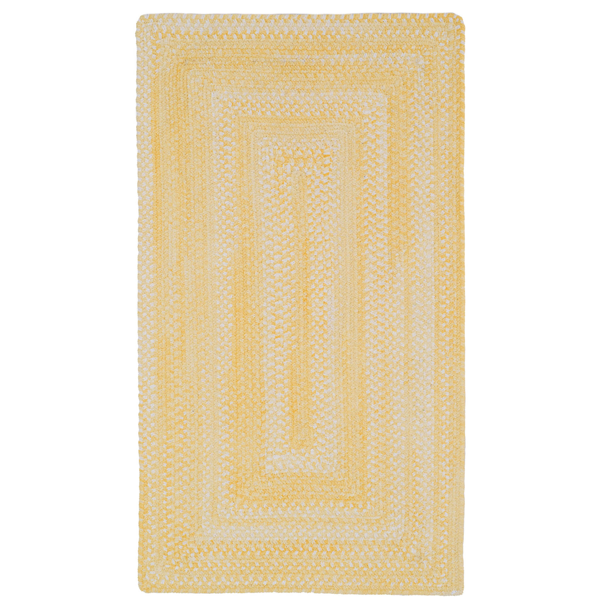 Bambini Sunshine Braided Rug Concentric Rectangle image
