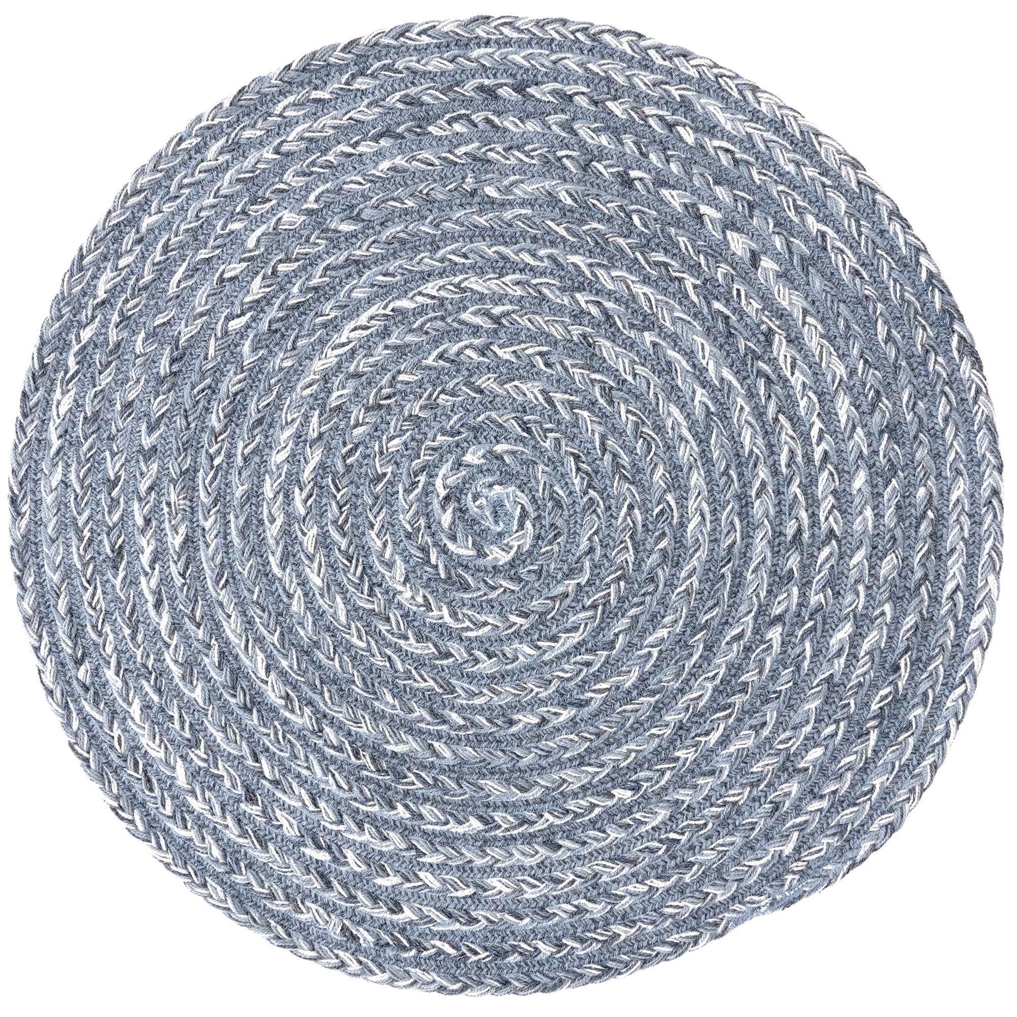 Down East Cape Shoals Braided Rug Round SiloC image