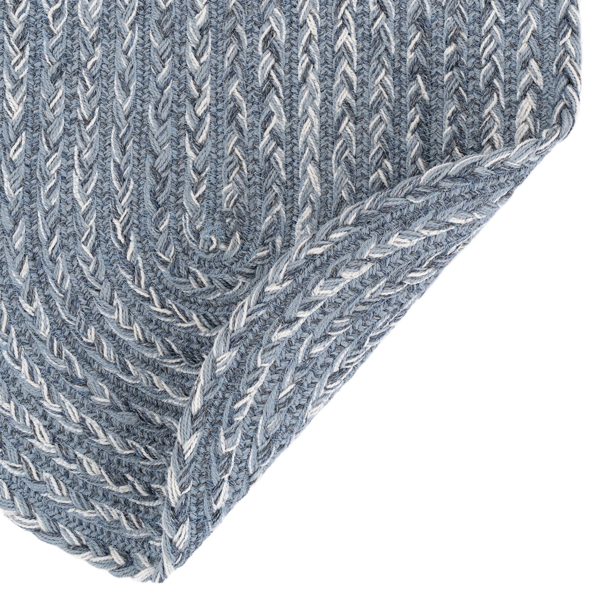 Down East Cape Shoals Braided Rug Oval Back image