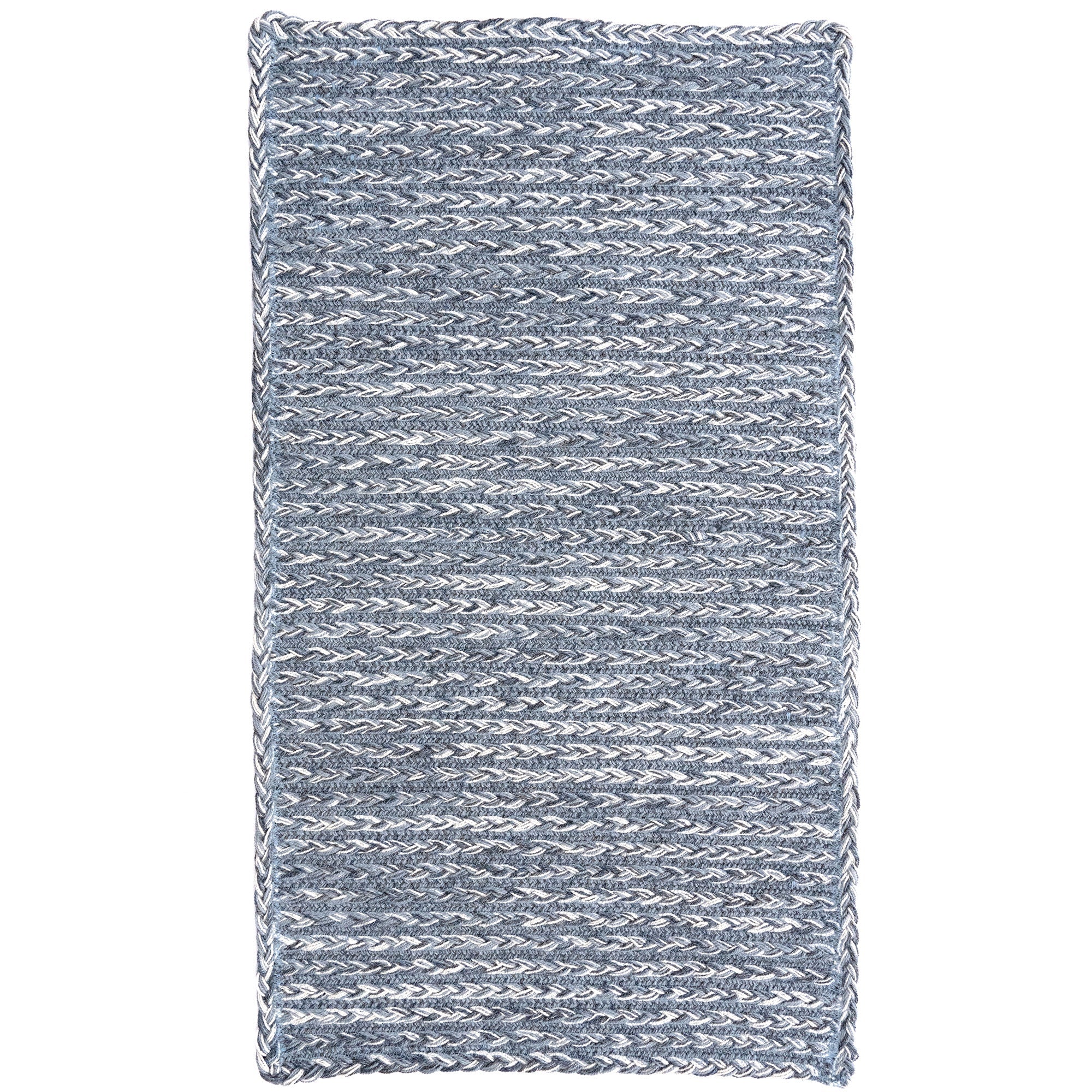 Down East Cape Shoals Braided Rug Cross-Sewn SiloX image