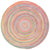 Cutting Garden Tea Rose Braided Rug Round image