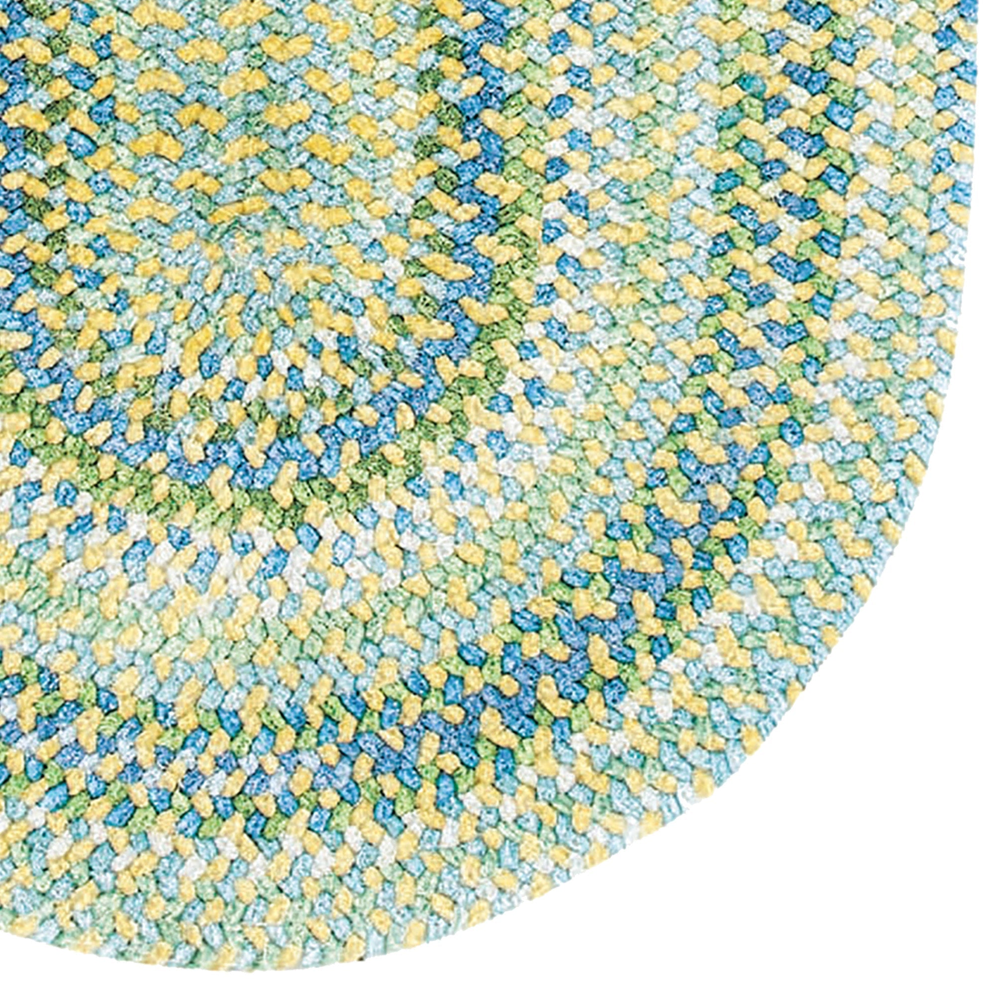 Sailor Boy Parrot Braided Rug Oval image