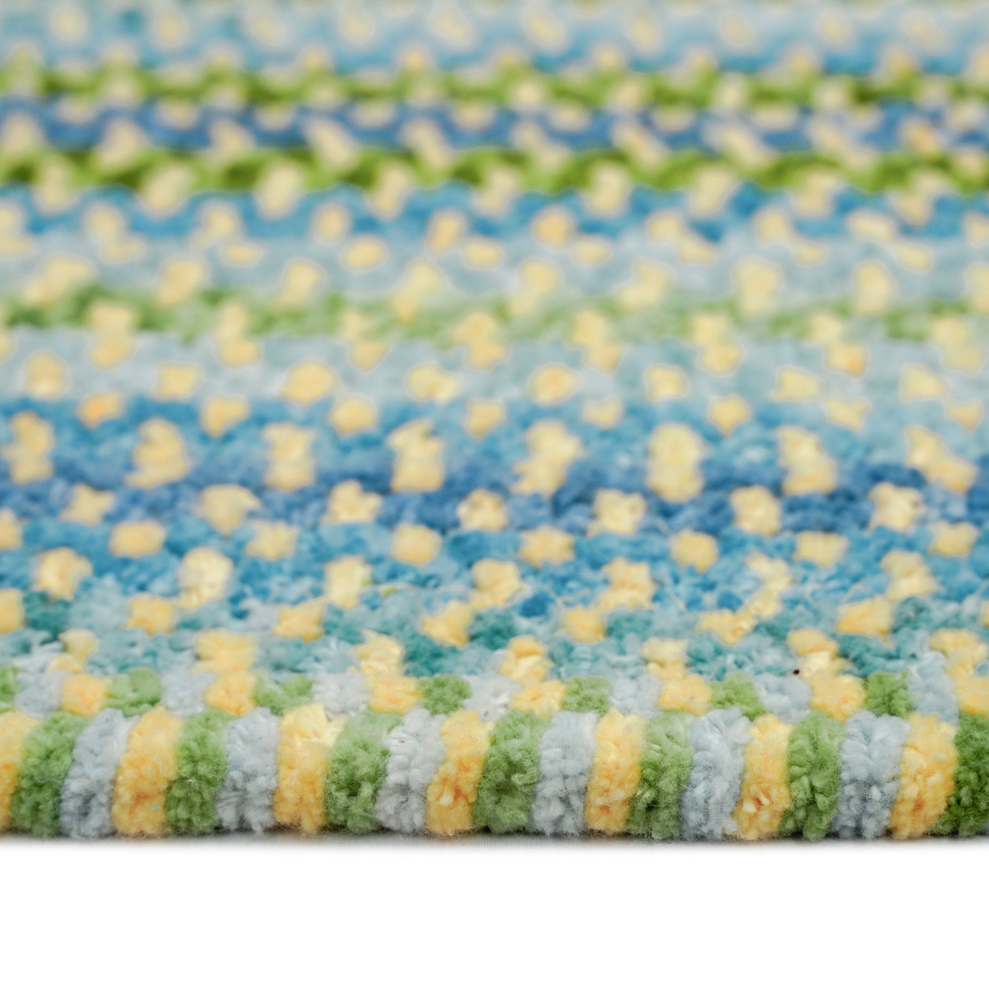 Sailor Boy Parrot Braided Rug Cross Sewn Rectangle image