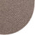 Simplicity Wood Braided Rug Oval image