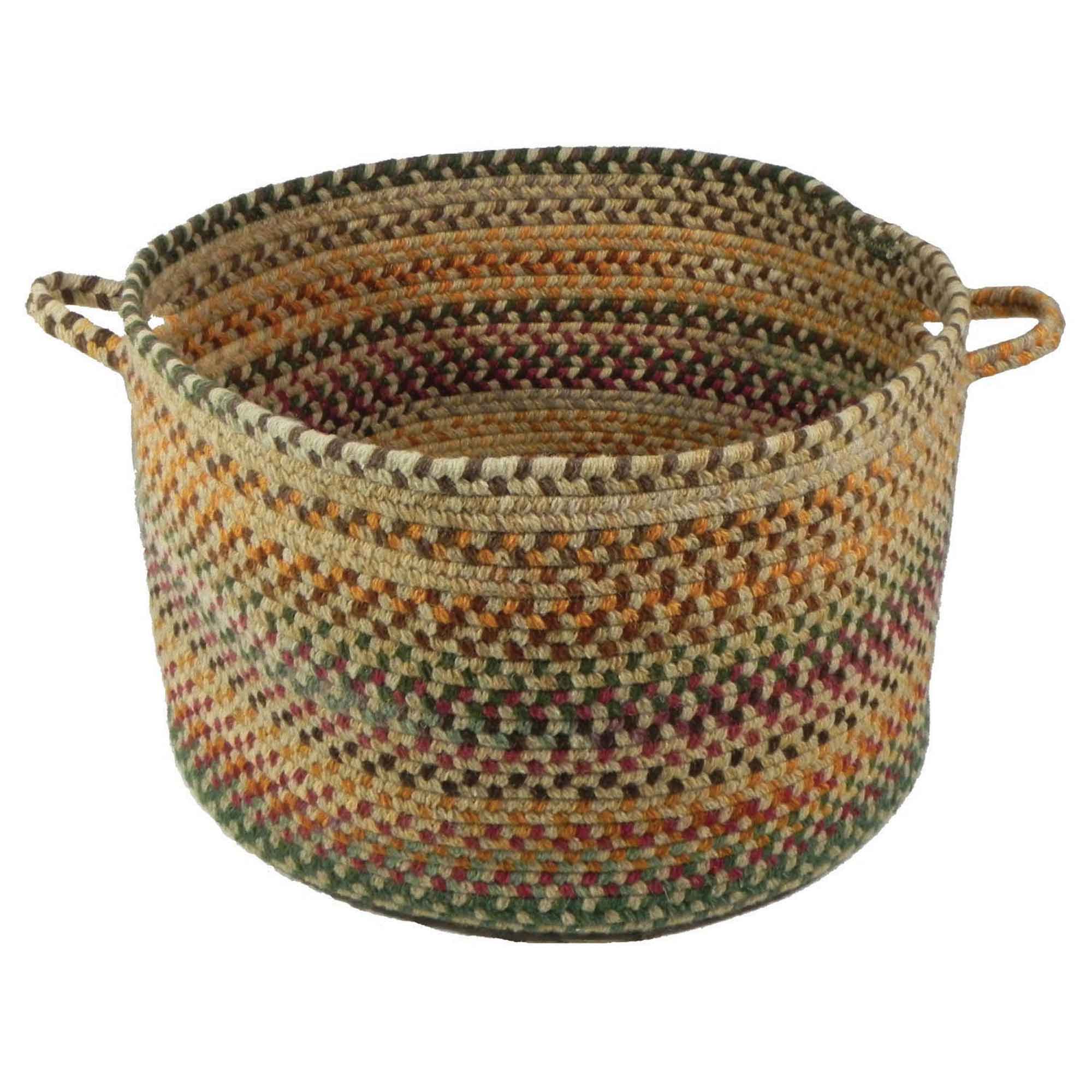 Bear Creek Wheat Braided Rug Basket image