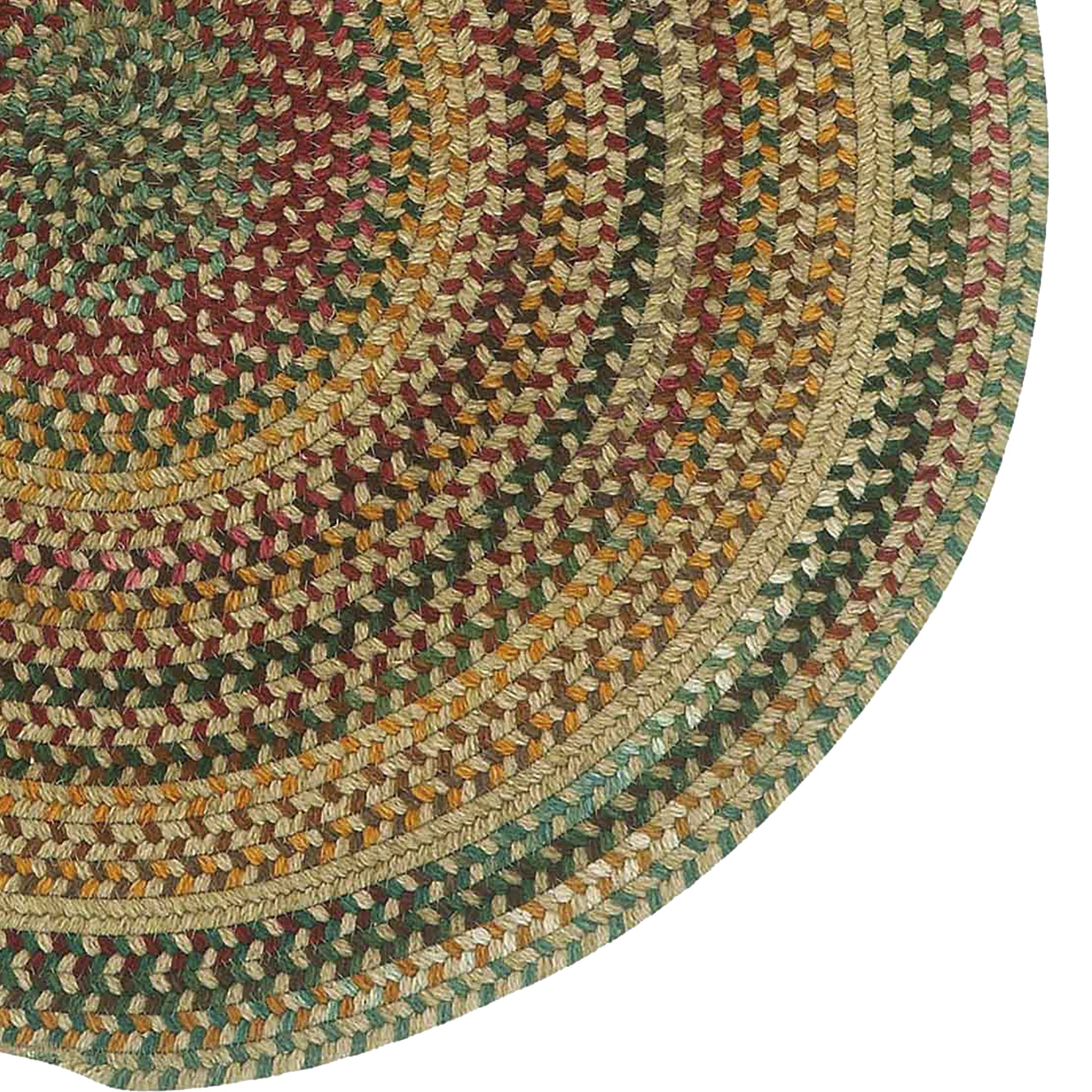 Bear Creek Wheat Braided Rug Round image