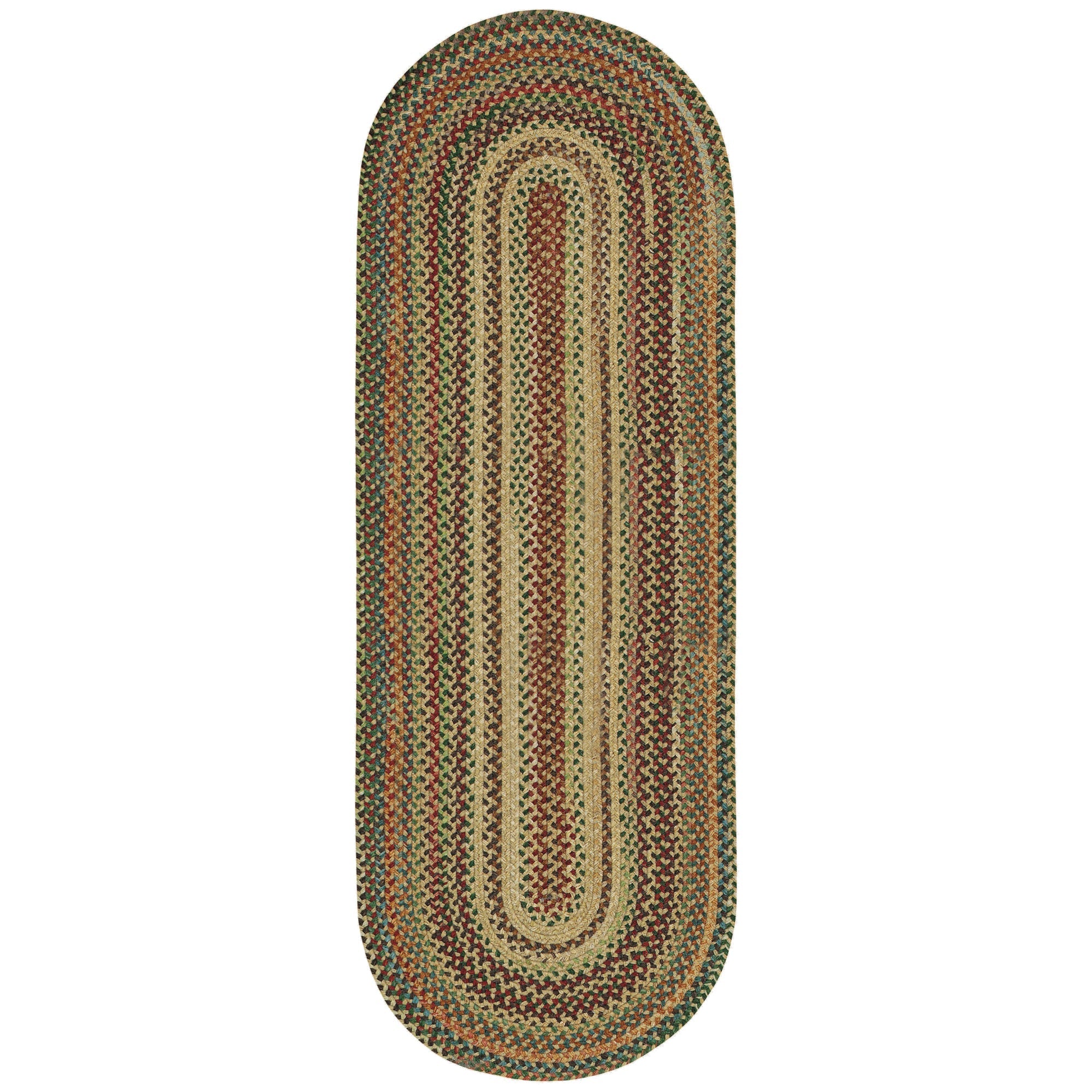 Bear Creek Wheat Braided Rug Oval image
