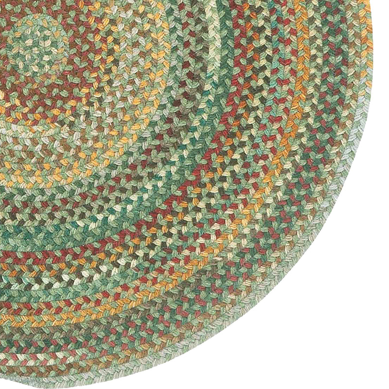 Bear Creek Sage Braided Rug Round image
