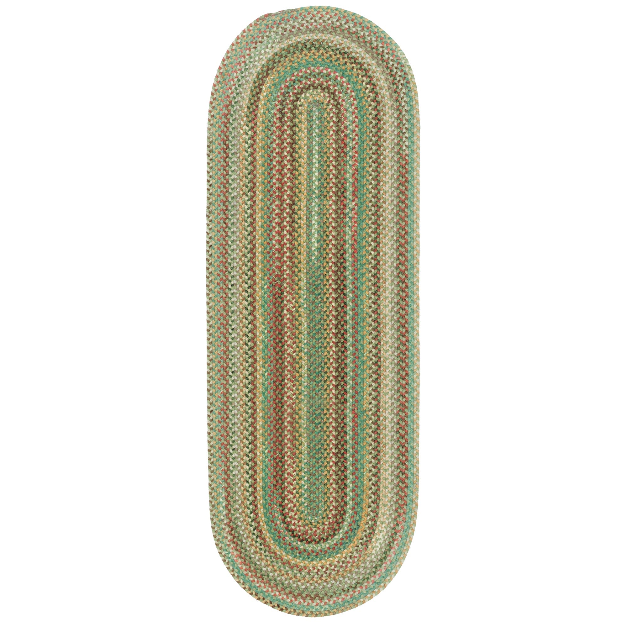 Bear Creek Sage Braided Rug Oval image