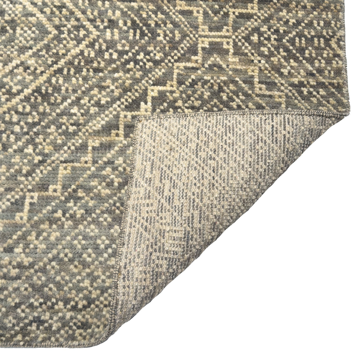 Eluru Mushroom Hand Knotted Rug Rectangle image