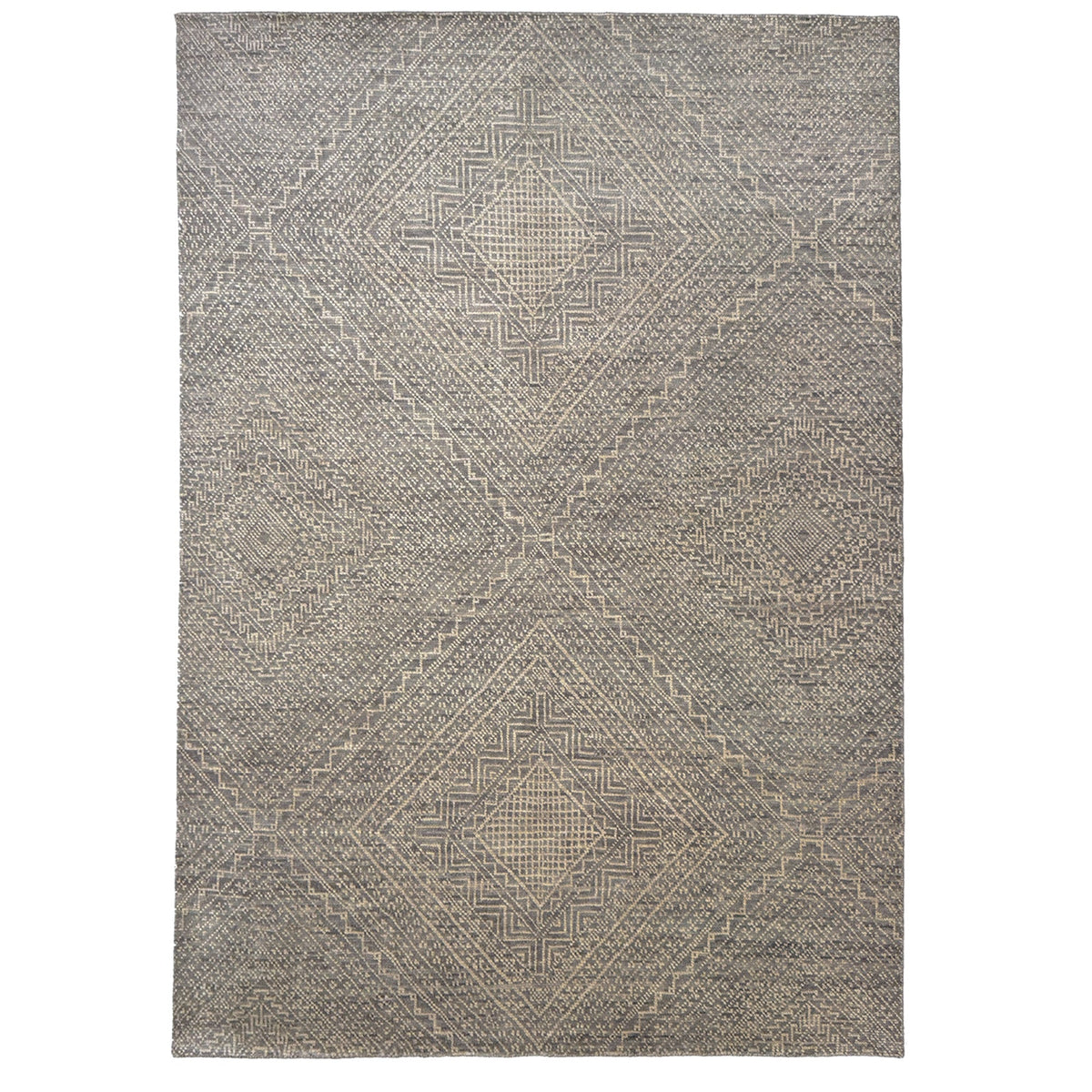 Eluru Mushroom Hand Knotted Rug Rectangle image