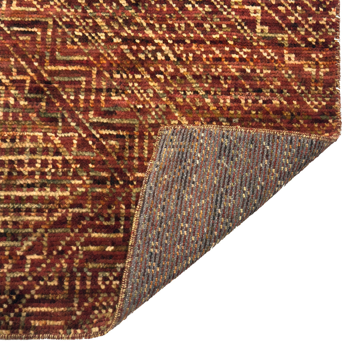 Eluru Paprika Hand Knotted Rug Rectangle image
