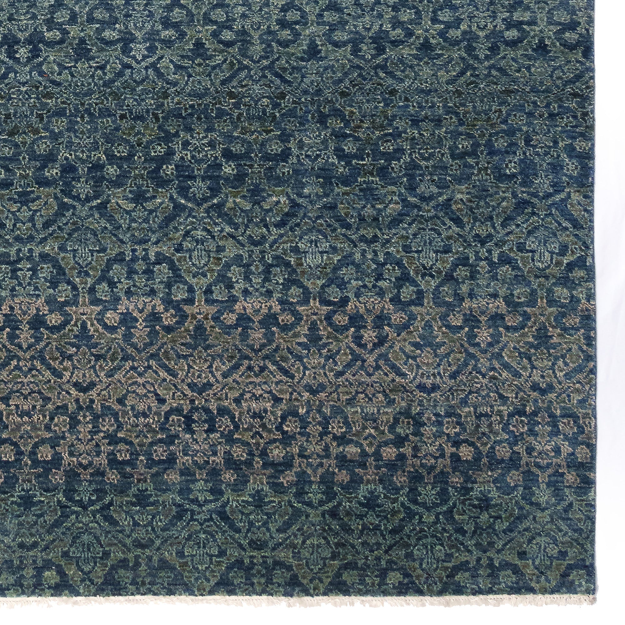 Pinnacle Navy Hand Knotted Rug Rectangle image
