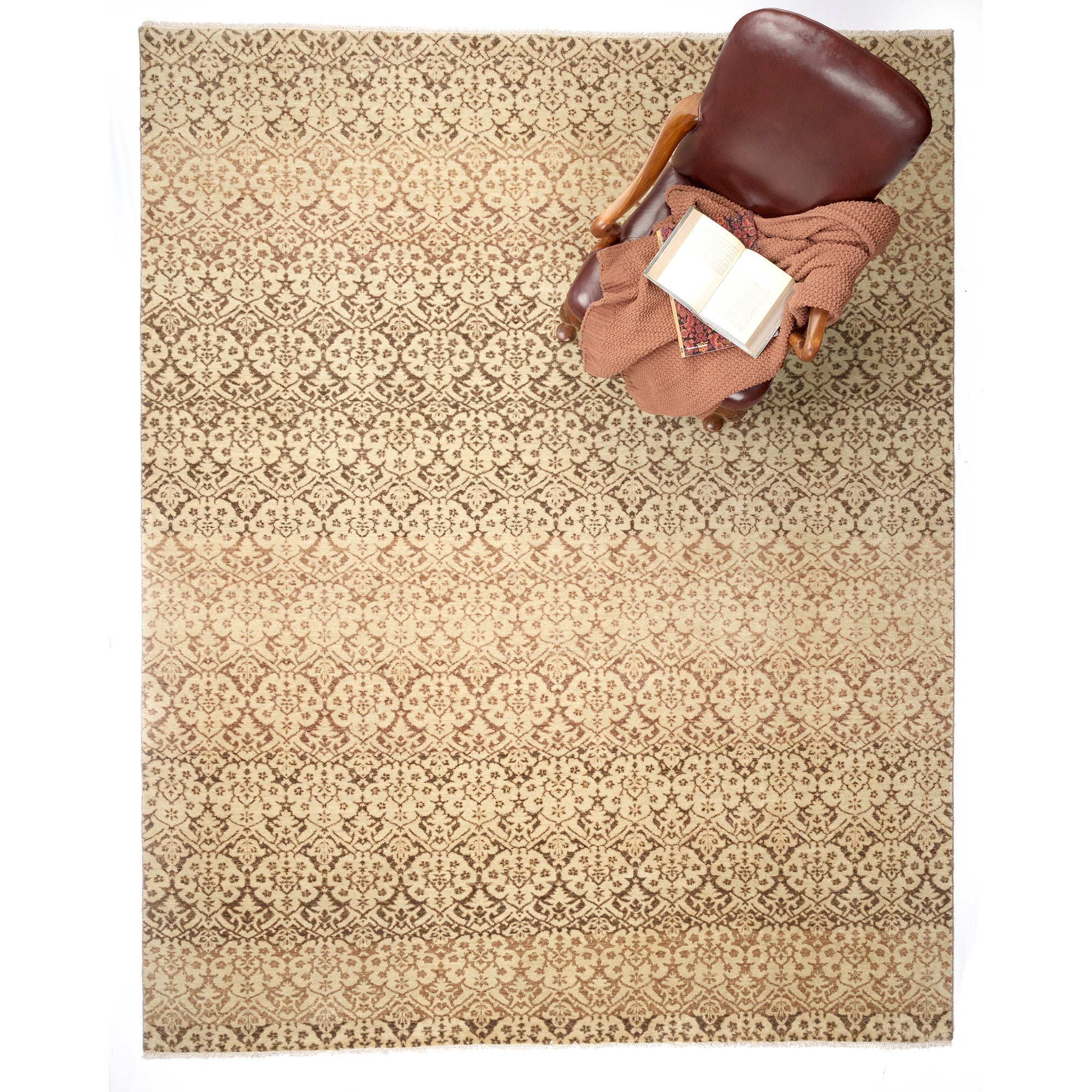 Pinnacle Natural Hand Knotted Rug Rectangle image