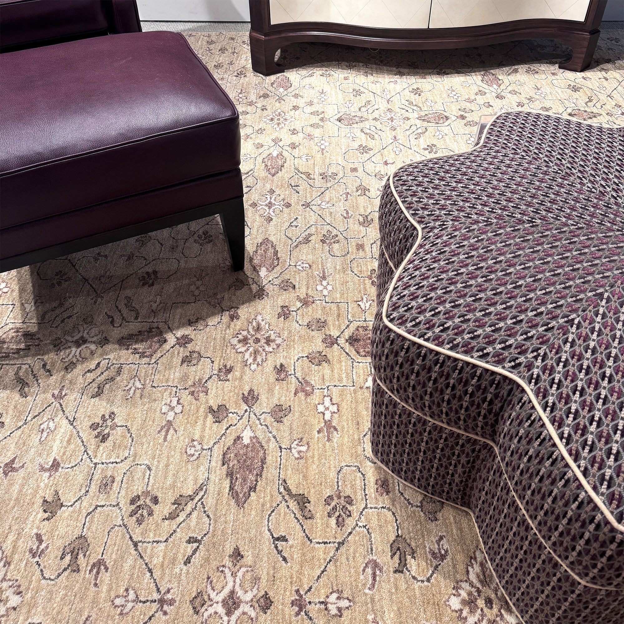 Ethereal Natural Hand Knotted Rug Rectangle image