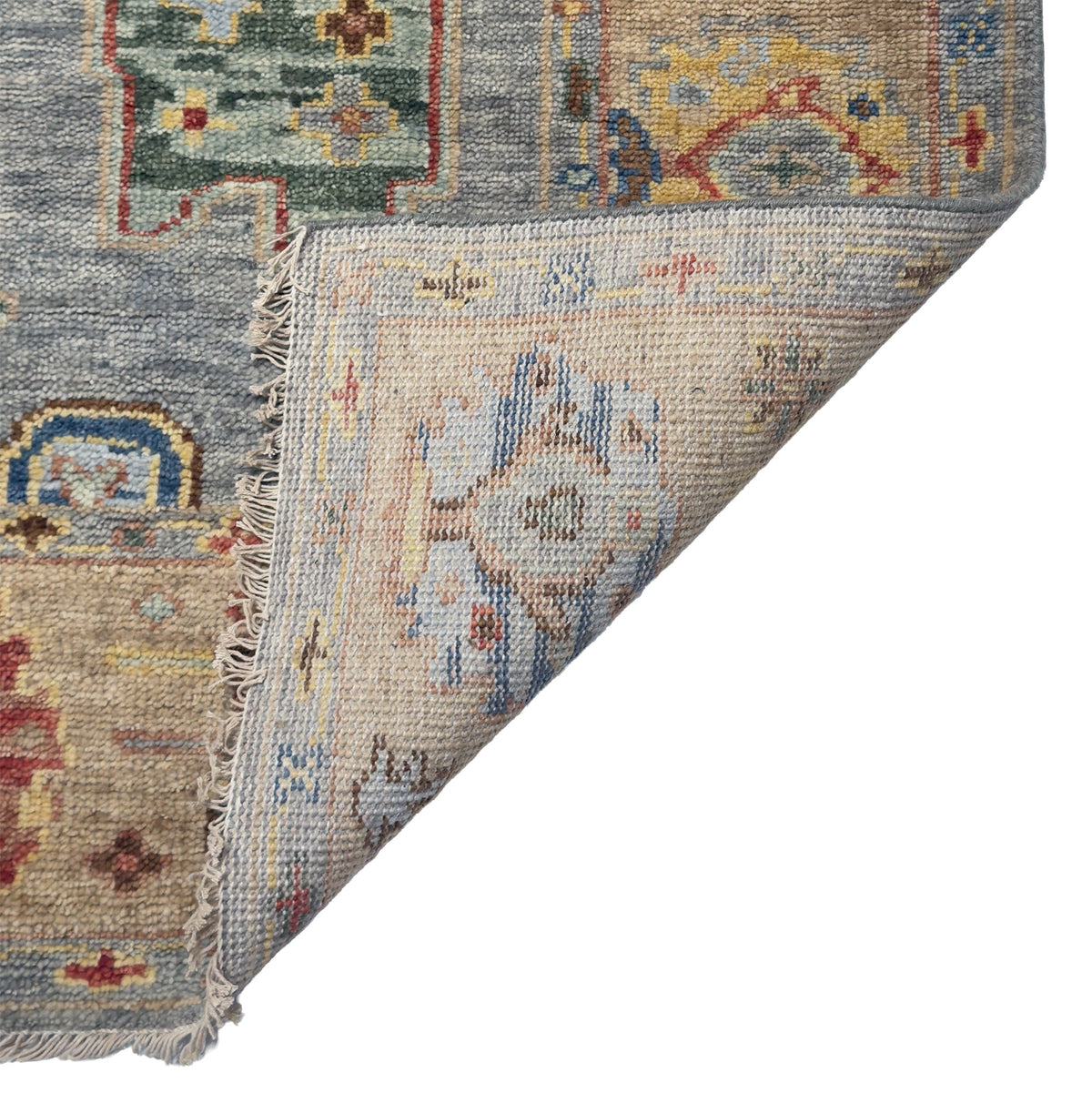 Elysia Indigo Hand Knotted Rug Rectangle image