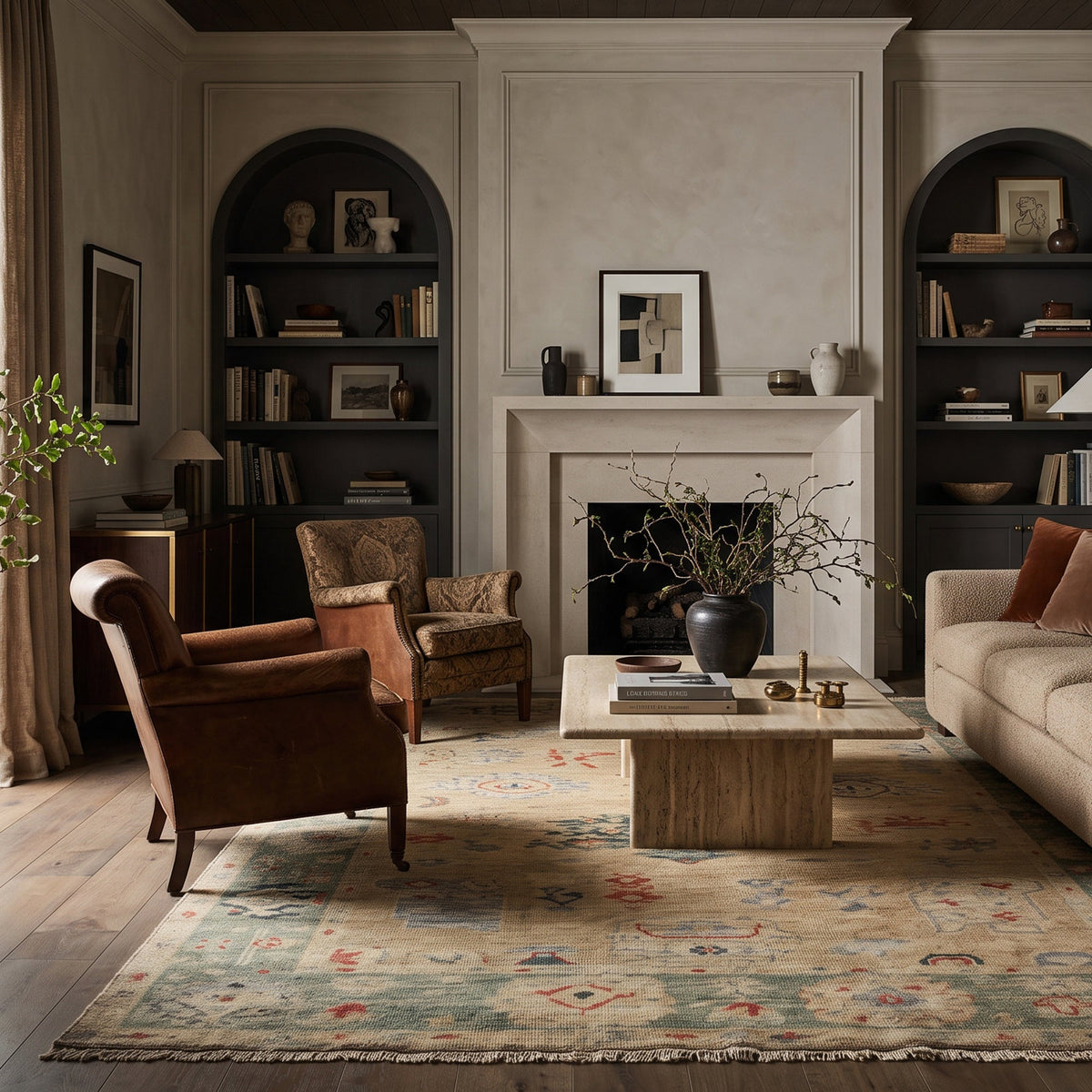 Elysia Cypress Hand Knotted Rug Rectangle image