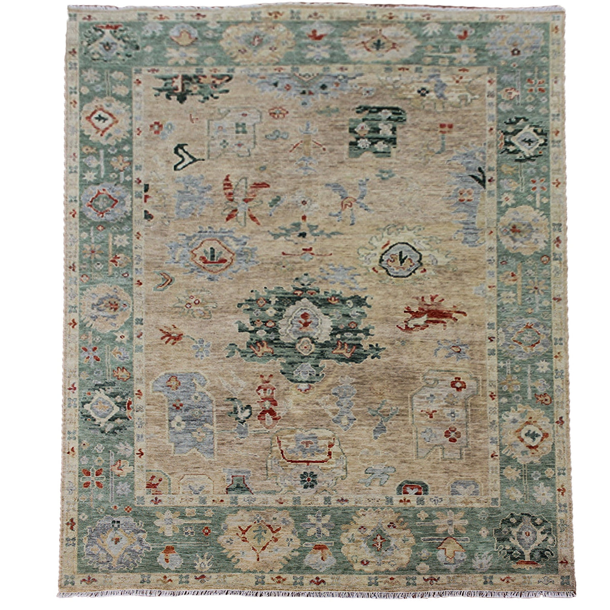 Elysia Cypress Hand Knotted Rug Rectangle image