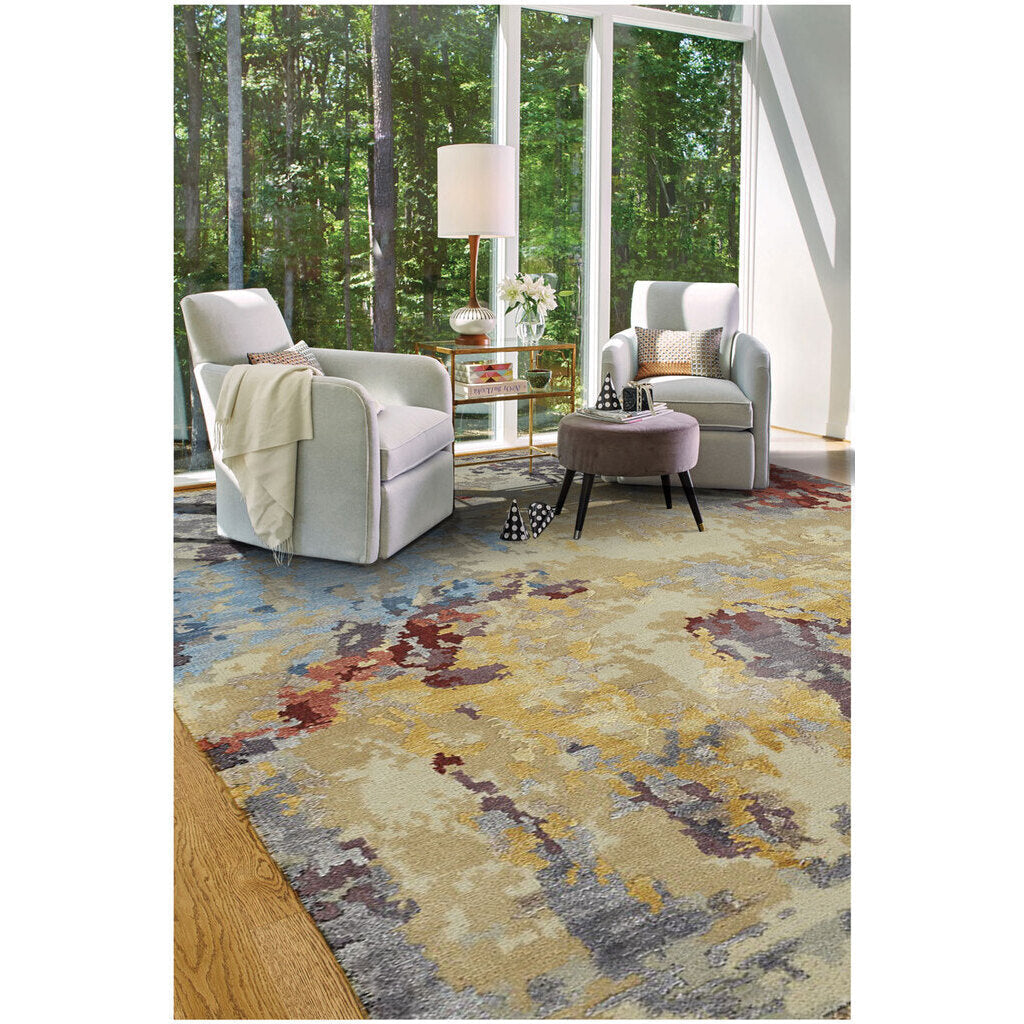 Tasanee Amber Multi Hand Knotted Rug Rectangle image