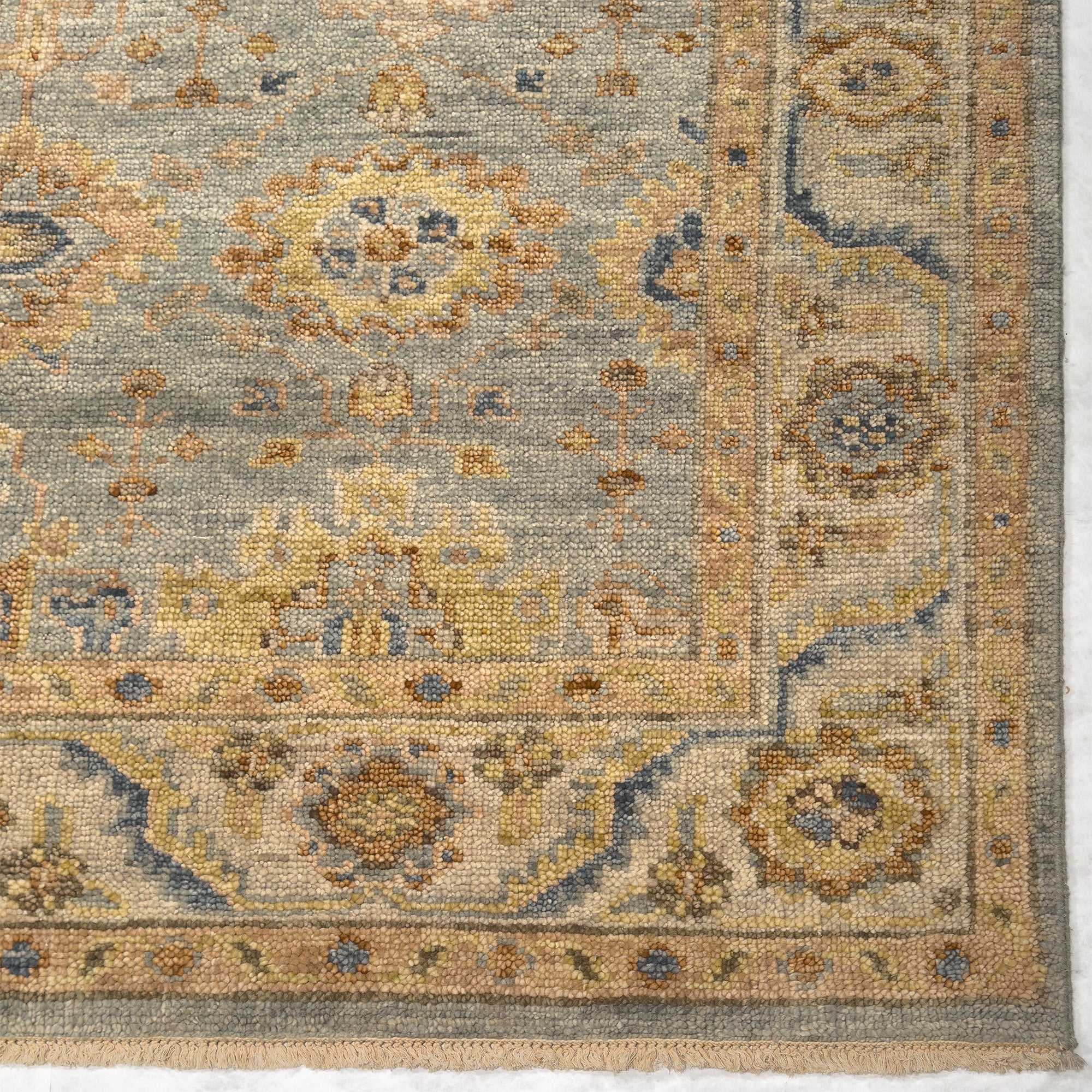 Charise-Maya Seafoam Hand Knotted Rug Rectangle image