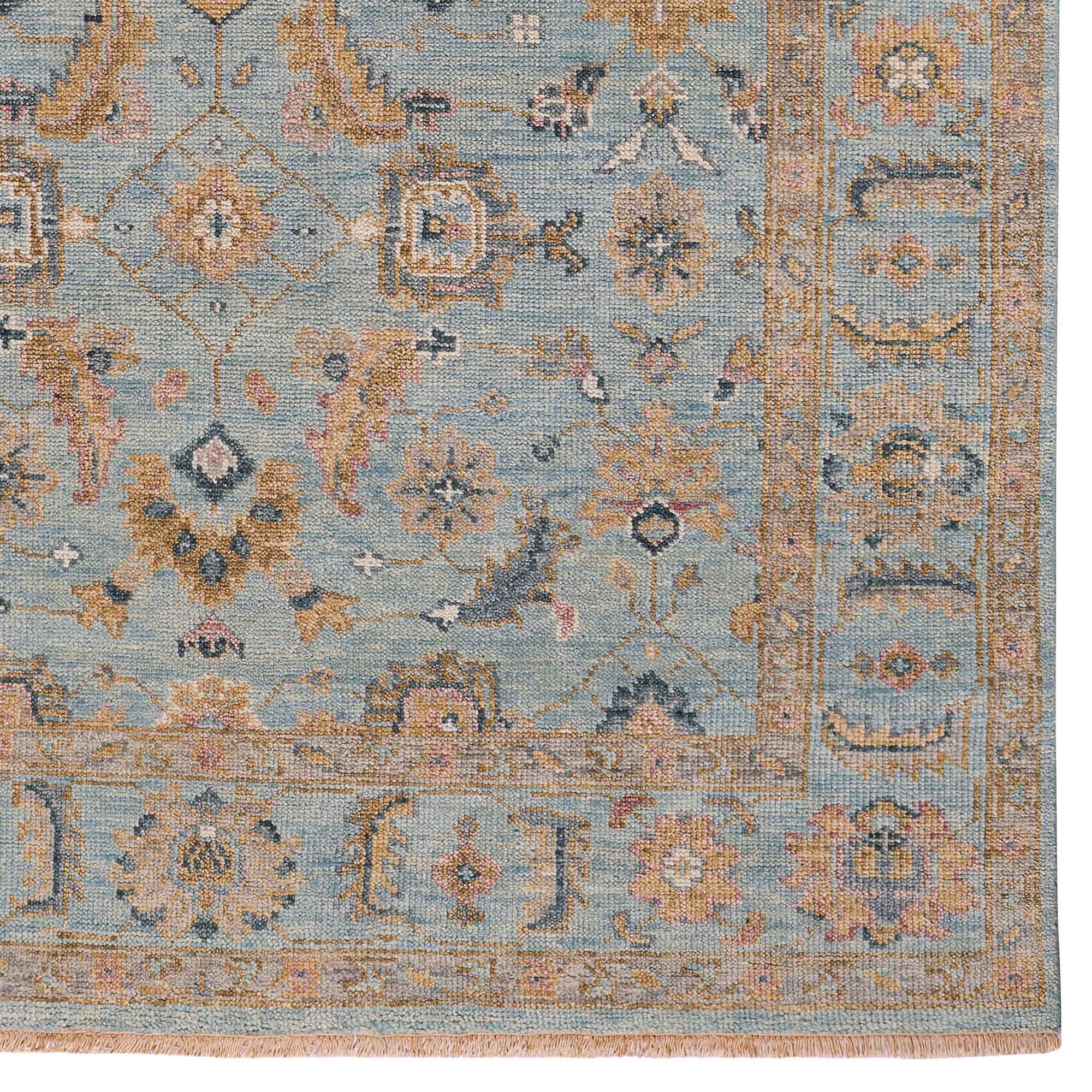 Braymore-Wilona Ice Blue Hand Knotted Rug Rectangle image