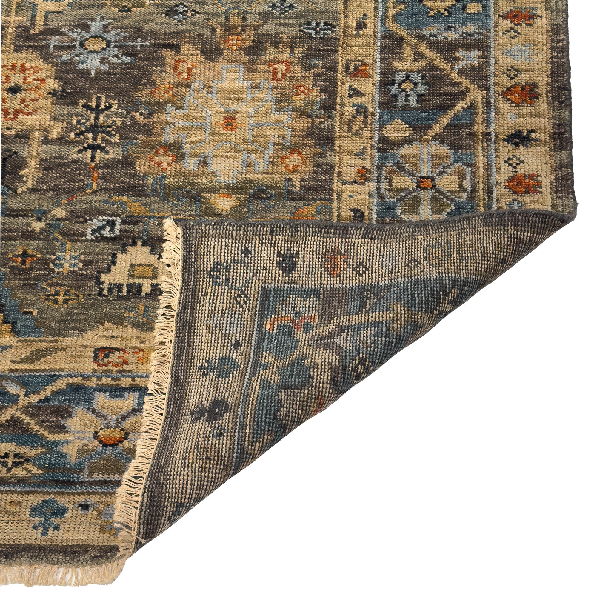Ashford Multi Hand Knotted Rug Rectangle image