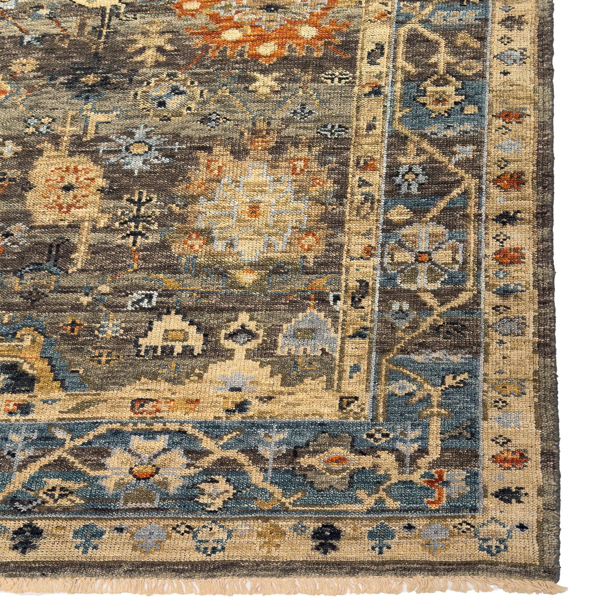 Ashford Multi Hand Knotted Rug Rectangle image
