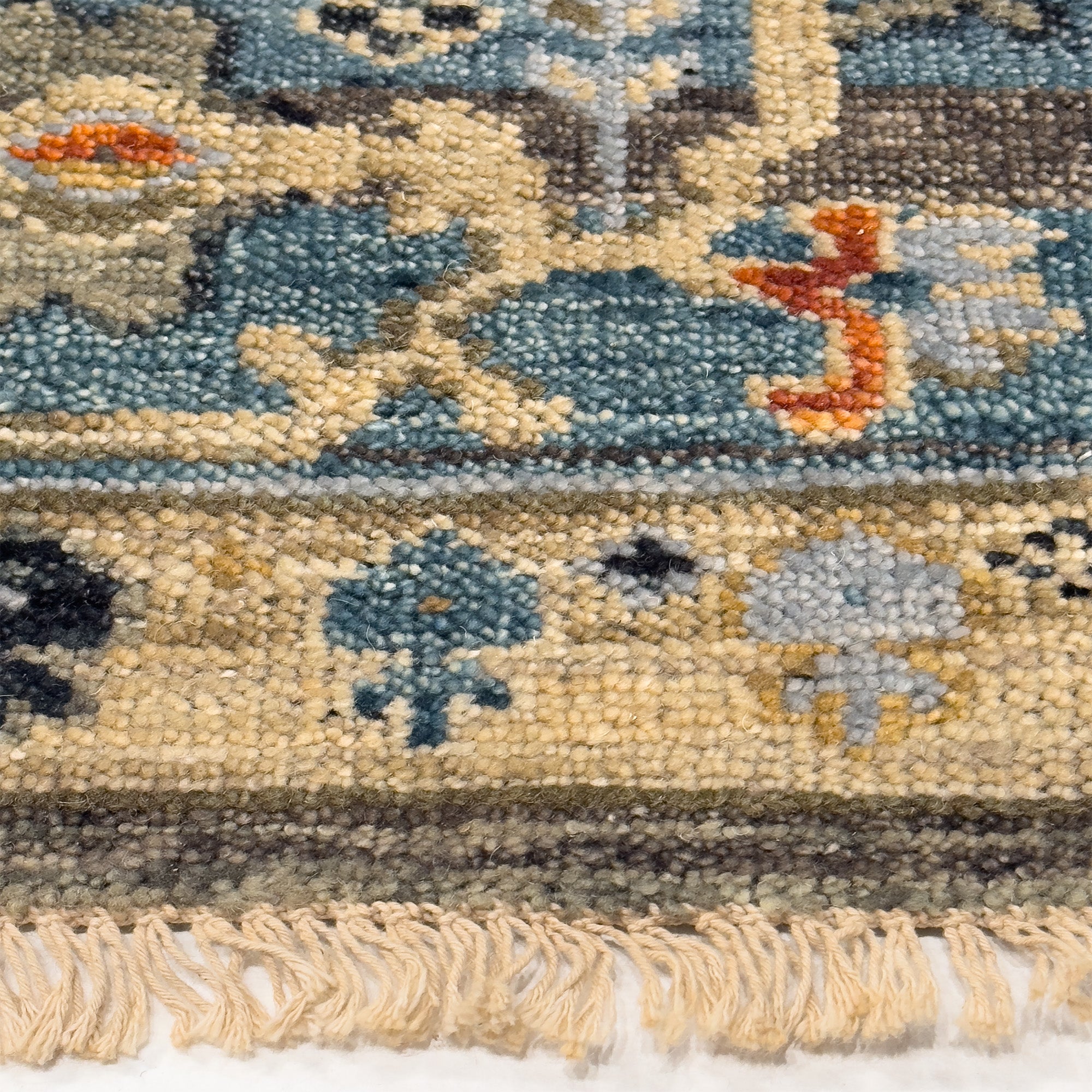 Ashford Multi Hand Knotted Rug Rectangle image