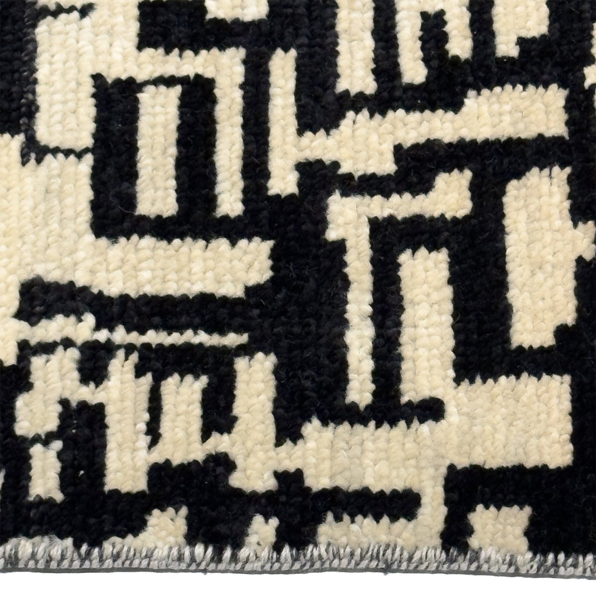 Montpelier Noir Hand Knotted Rug Rectangle image